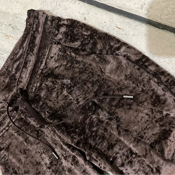 Lululemon 2 ready to crush velvet joggers French press chocolate brown lounge - Picture 8 of 12